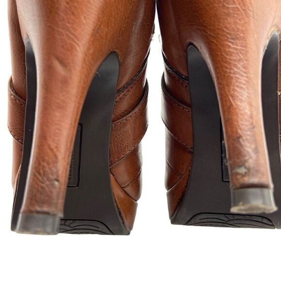 Unlisted By Kenneth Cole File Type Bootie Heels Boots - Picture 8 of 10